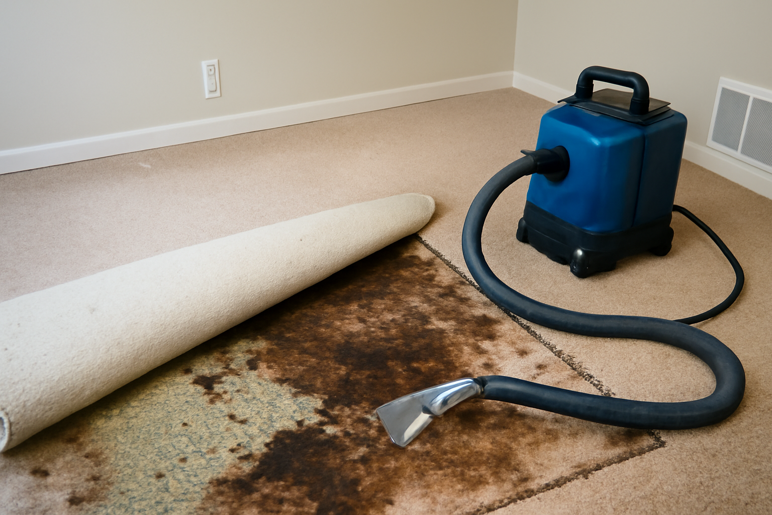 Carpet Pad Water Extraction in Jupiter, FL