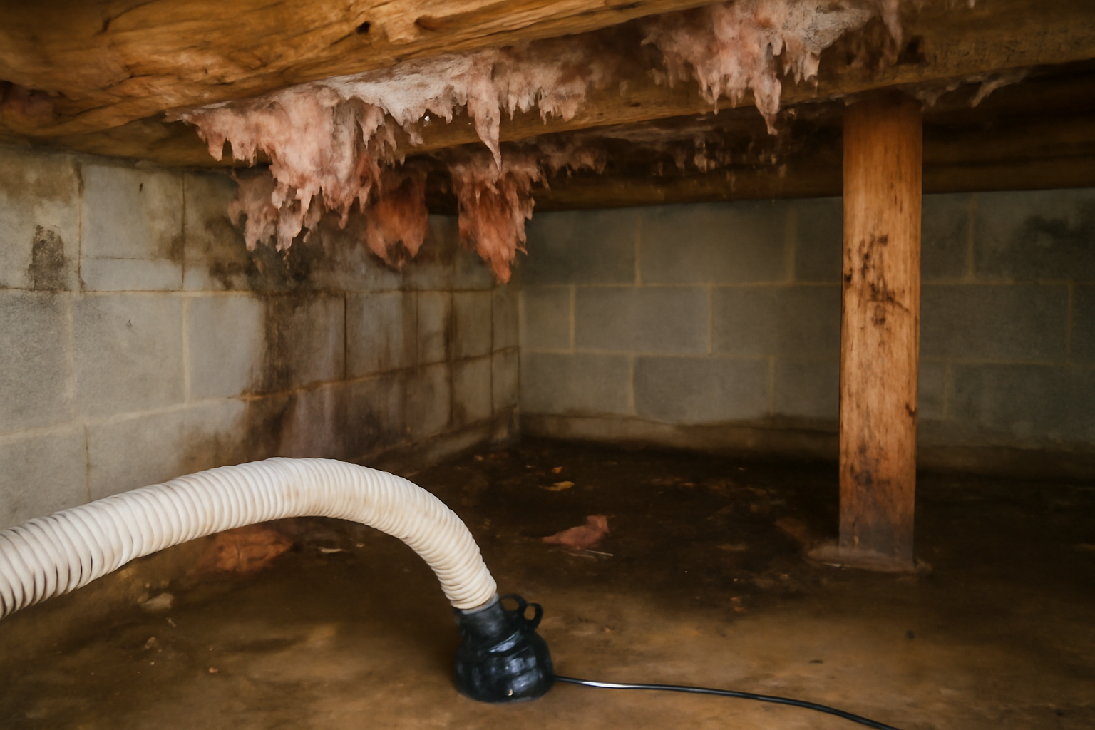 Crawl Space Water Removal in Indiantown, FL