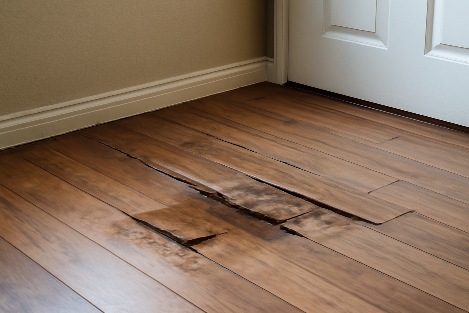 Laminate Floor Water Damage Restoration in Century Village, FL