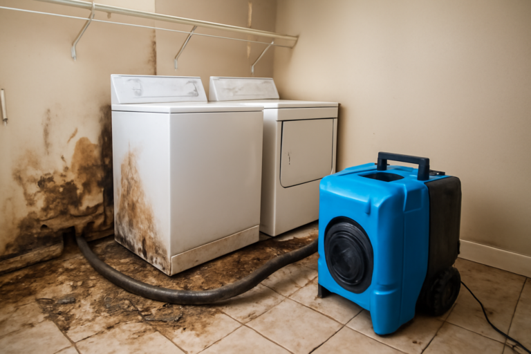 Laundry Room Water Damage Restoration
